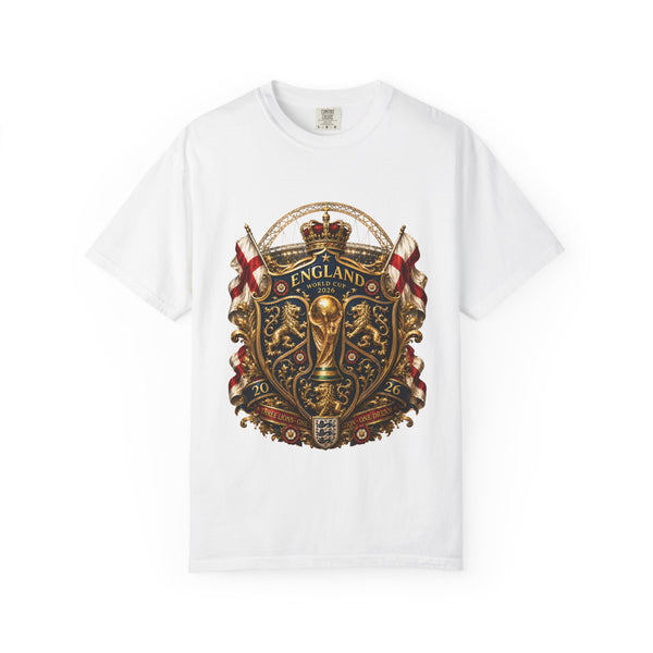 England Football 'Three Lions, One Dream' World Cup Shield | Premium Graphic Tee