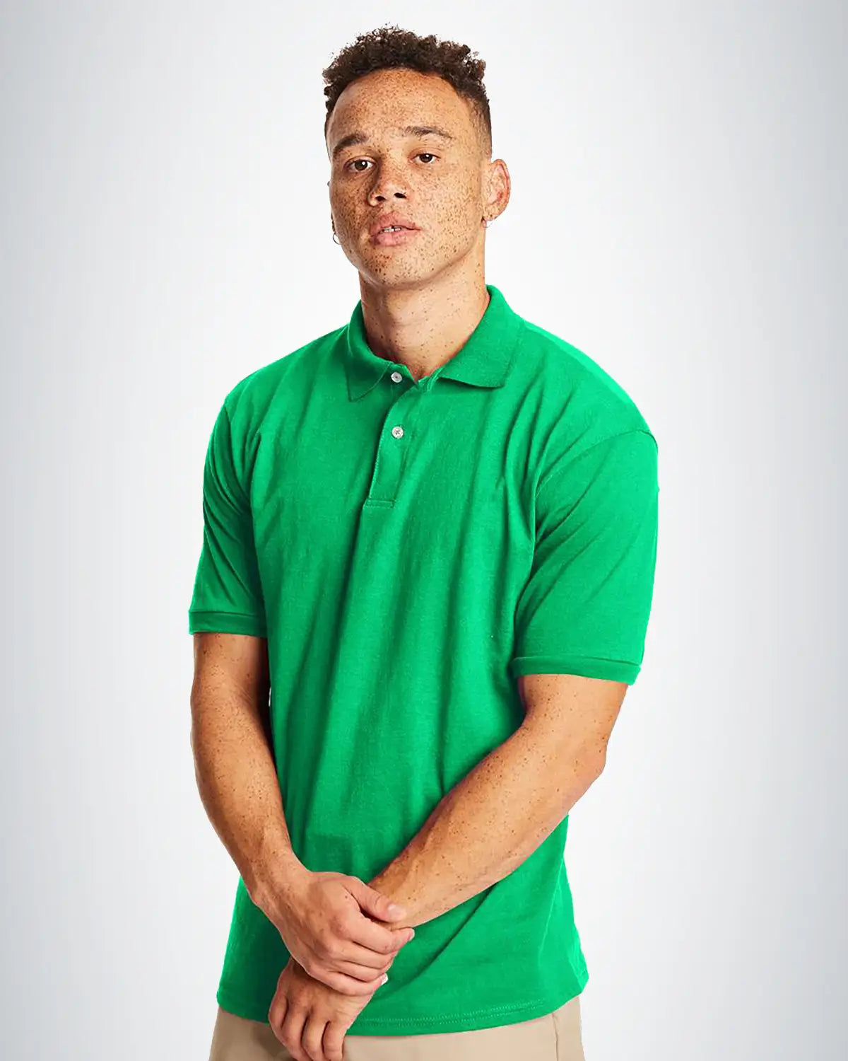 Hanes 054X Ecosmart Jersey Polo