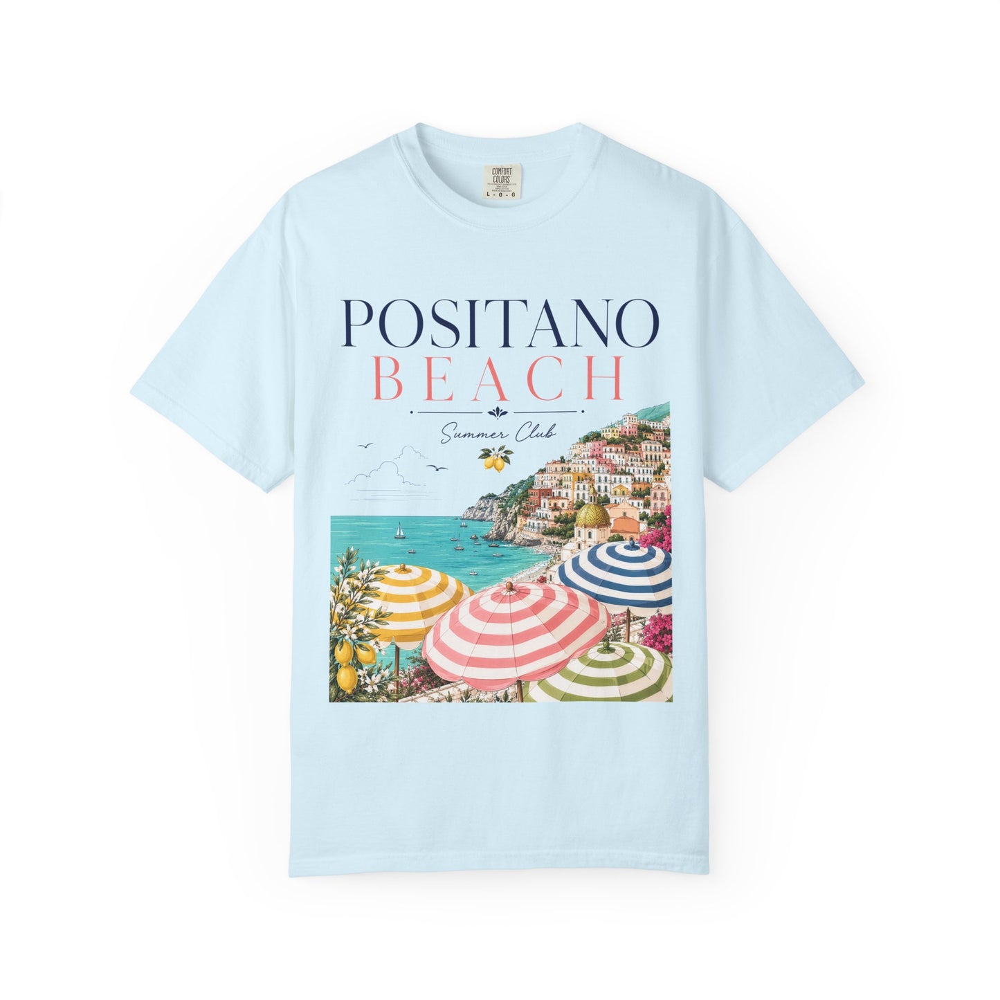 Positano Beach – Summer Club | Premium Vintage Tee