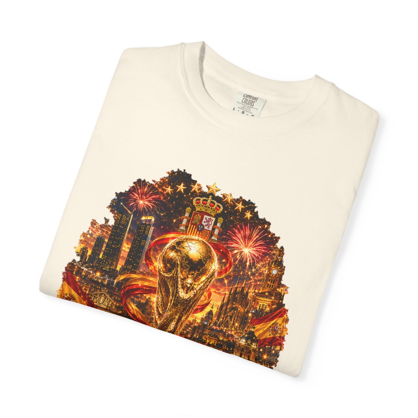 Spain Football World Cup 2026 'Fiesta de Oro' Ultimate Fan Celebration | Premium Graphic Tee