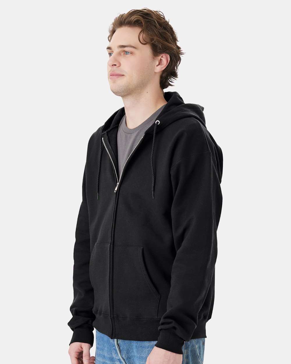 Unisex Ultimate CottonÂ® Full-Zip Hooded Sweatshirt