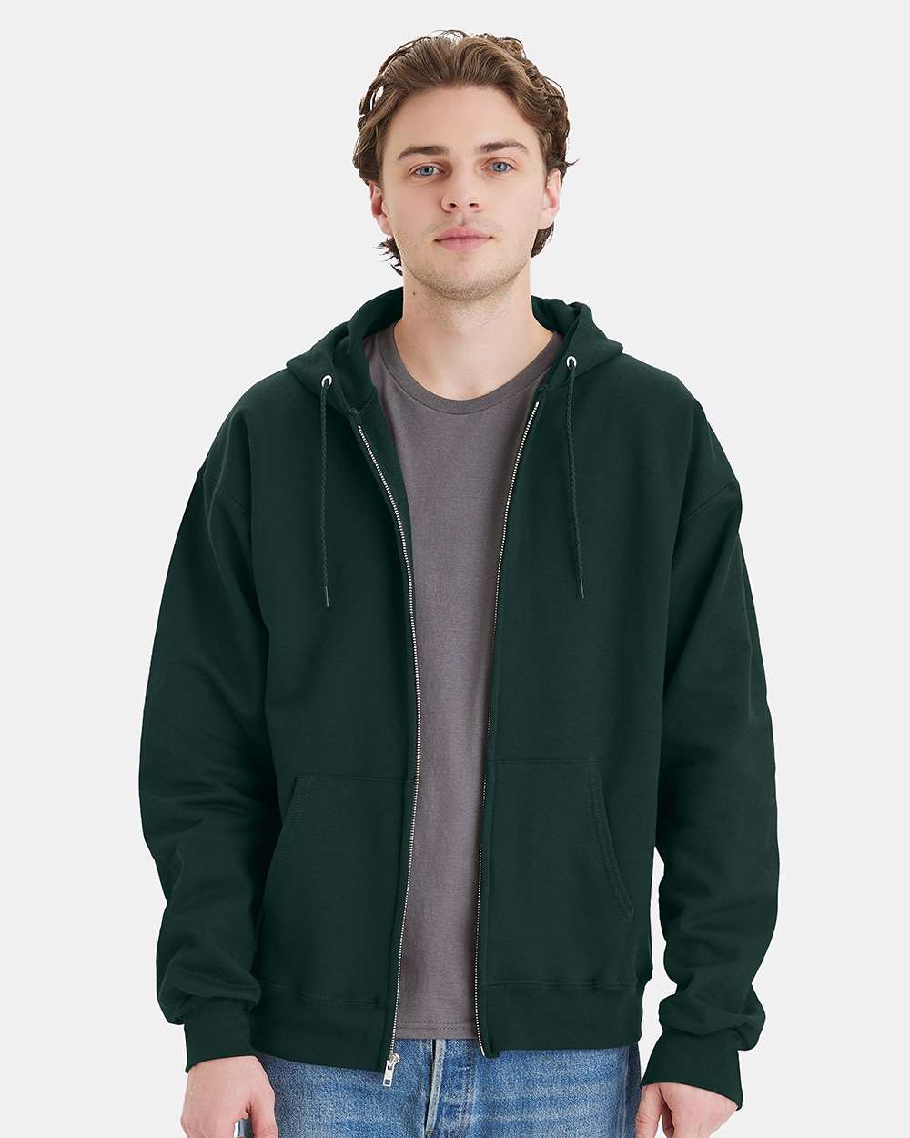 Unisex Ultimate CottonÂ® Full-Zip Hooded Sweatshirt