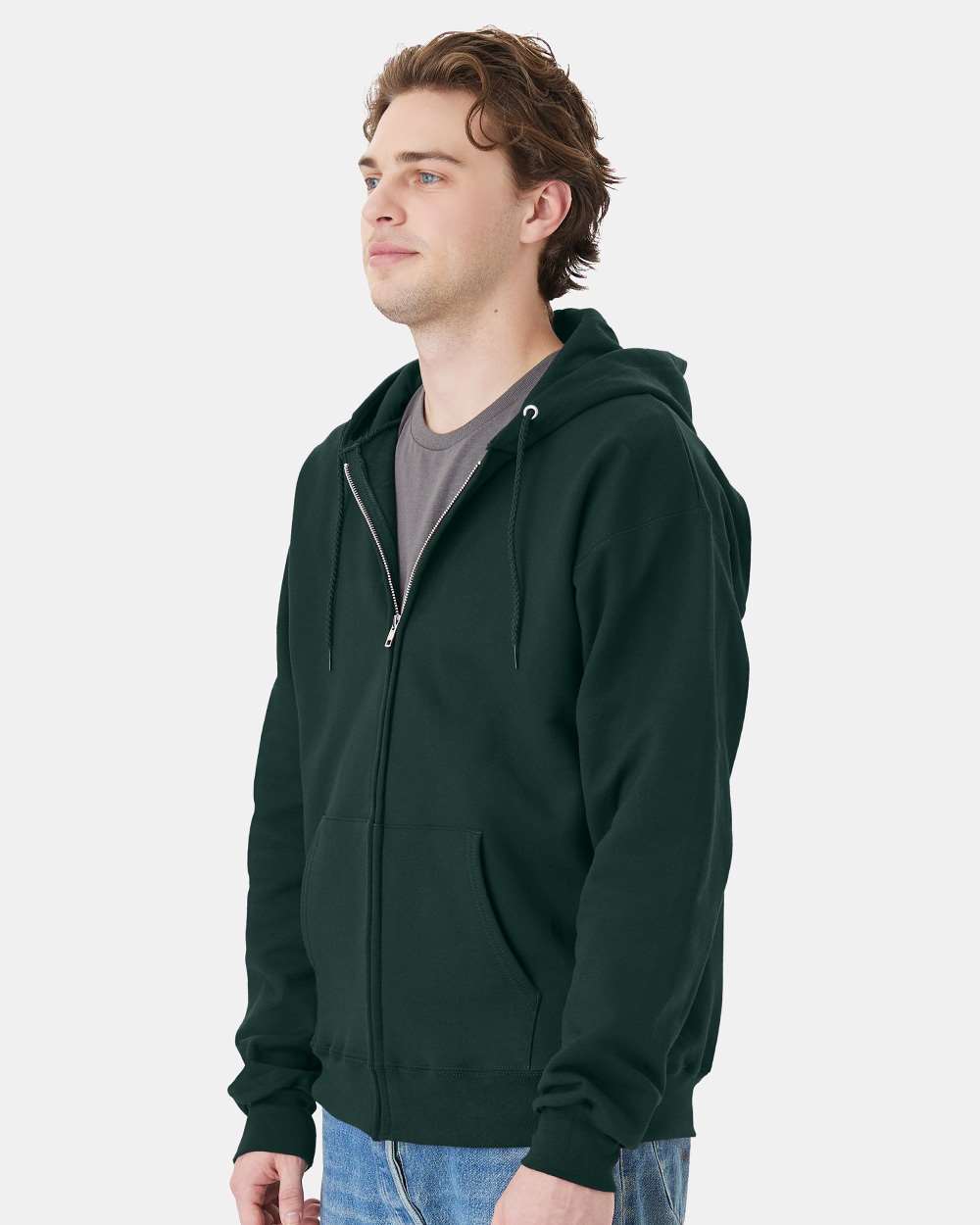 Unisex Ultimate CottonÂ® Full-Zip Hooded Sweatshirt