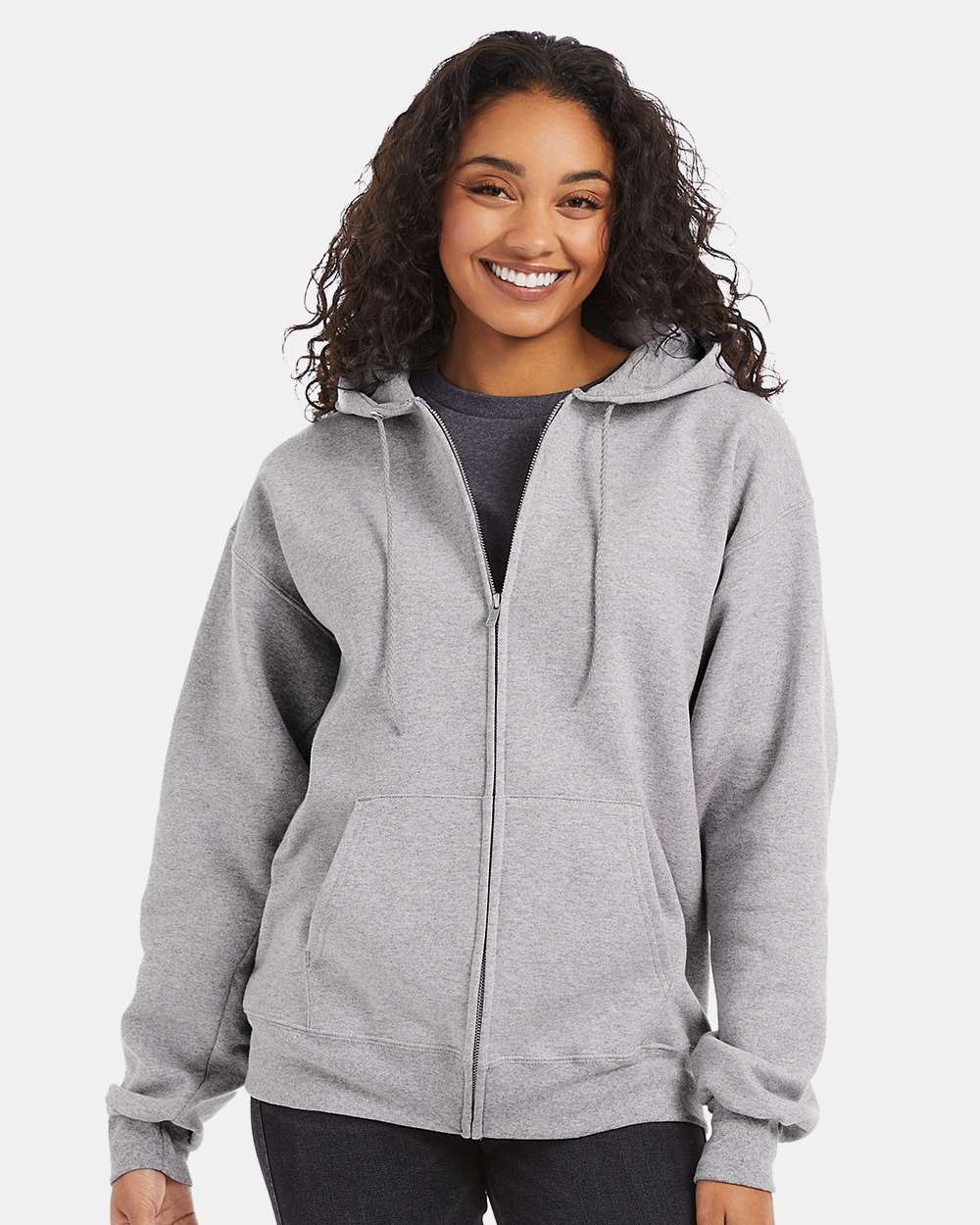 Unisex Ultimate CottonÂ® Full-Zip Hooded Sweatshirt