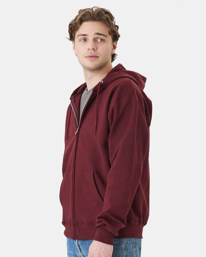 Unisex Ultimate CottonÂ® Full-Zip Hooded Sweatshirt