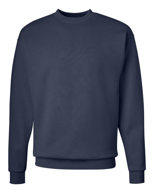 Hanes Men's Big and Tall ComfortBlend Sweatshirt, Navy, 4X-Large