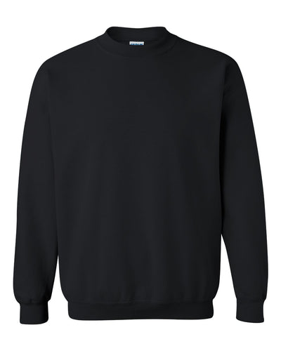 Gildan Women's Heavy Blend Fleece Crewneck Sweatshirt, Black, L