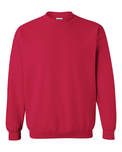 Gildan Women's Heavy Blend Fleece Crewneck Sweatshirt, Cherry Red, M