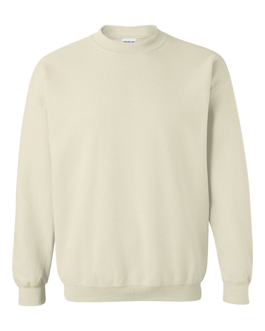 Gildan Men's Heavy Blend Blank Crewneck Sweatshirt-Style, (G1800) 8 o.z Sand