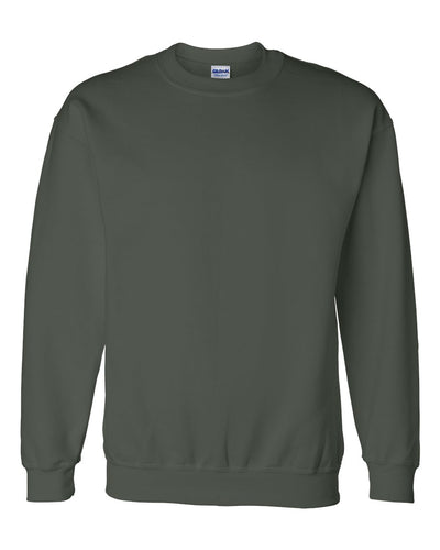 Gildan Adult DryBlendÂ® Adult 9 oz., 50/50 Fleece Crew M FOREST GREEN