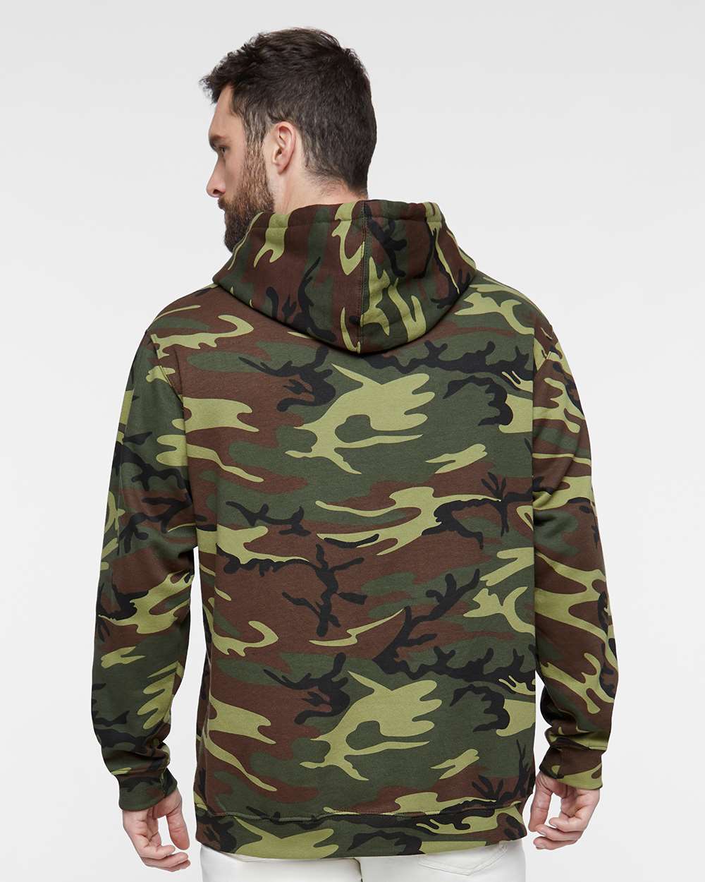 Unisex Camo Fleece Hoodie Sweatshirt