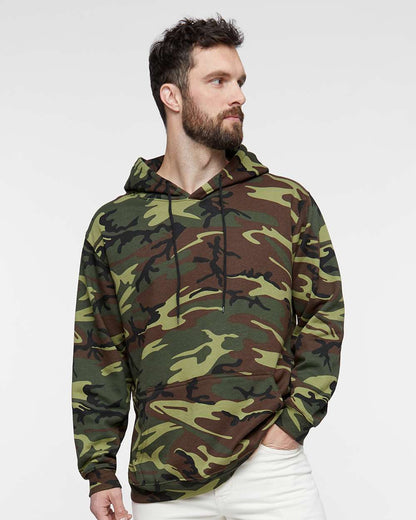 Unisex Camo Fleece Hoodie Sweatshirt