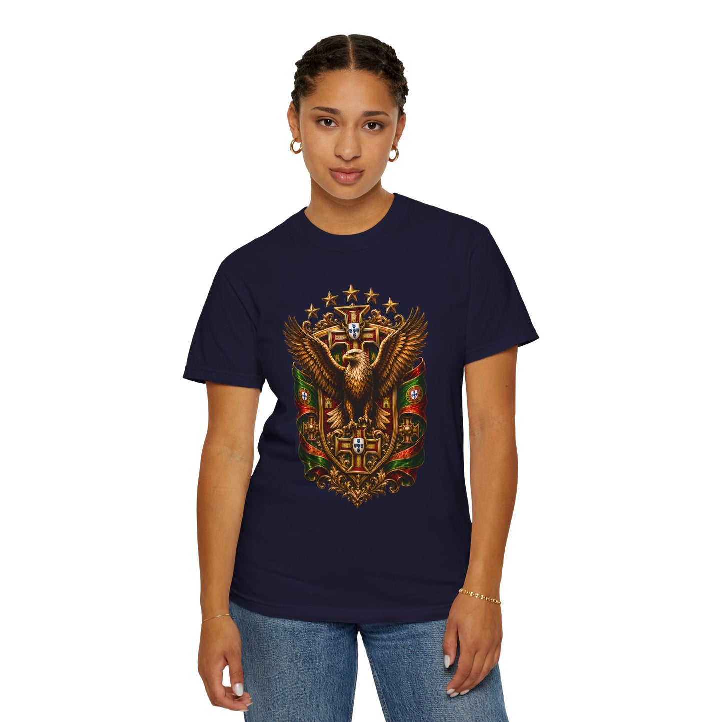 🇵🇹 Portugal Football World Cup 2026 'Cruz de Portugal' Imperial Shield | Premium Graphic Tee