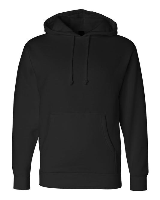 Independent Trading Co ITC Mens Hooded Pullover Sweatshirt IND4000 - Black - XX-Large