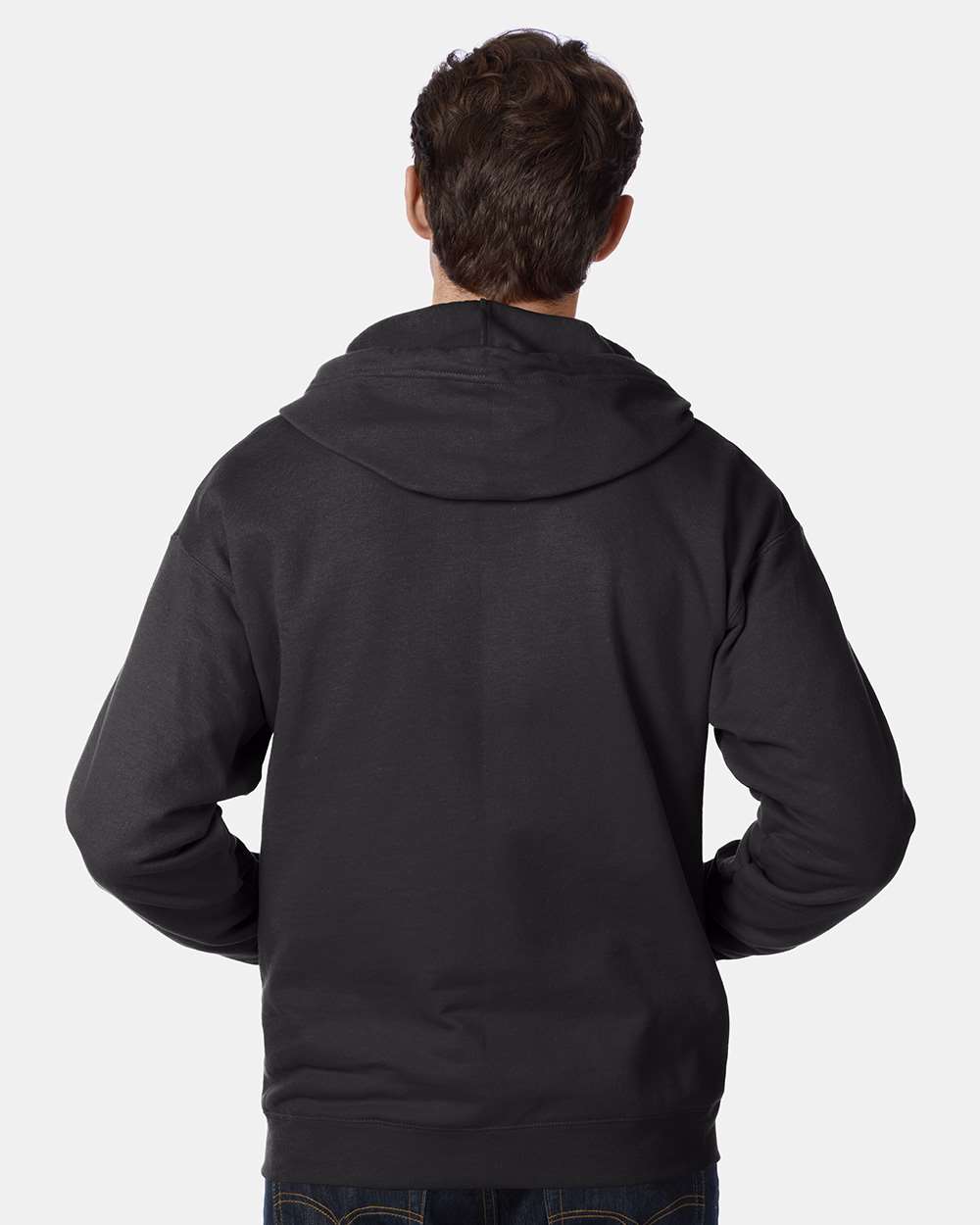 Unisex EcoSmartÂ® Full-Zip Hooded Sweatshirt
