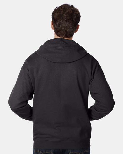 Unisex EcoSmartÂ® Full-Zip Hooded Sweatshirt