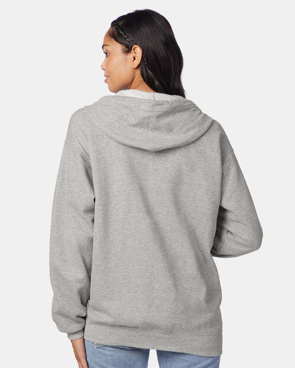 Unisex EcoSmartÂ® Full-Zip Hooded Sweatshirt