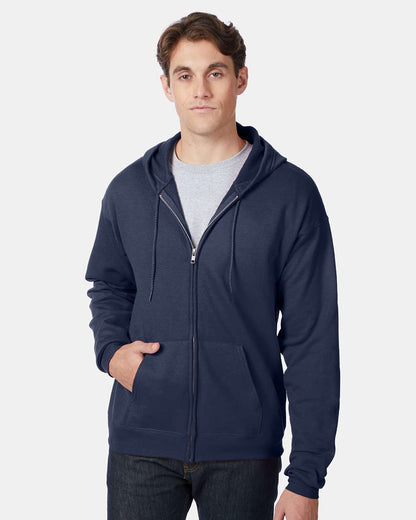 Unisex EcoSmartÂ® Full-Zip Hooded Sweatshirt