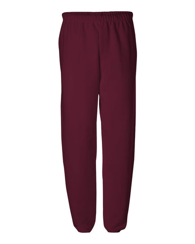Jerzees Adult 8 oz. NuBlendÂ® Fleece Sweatpants L MAROON