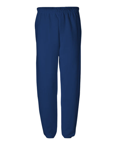 Adult 9.5 oz. Super SweatsÂ® NuBlendÂ® Fleece Pocketed Sweatpants 2XL ROYAL