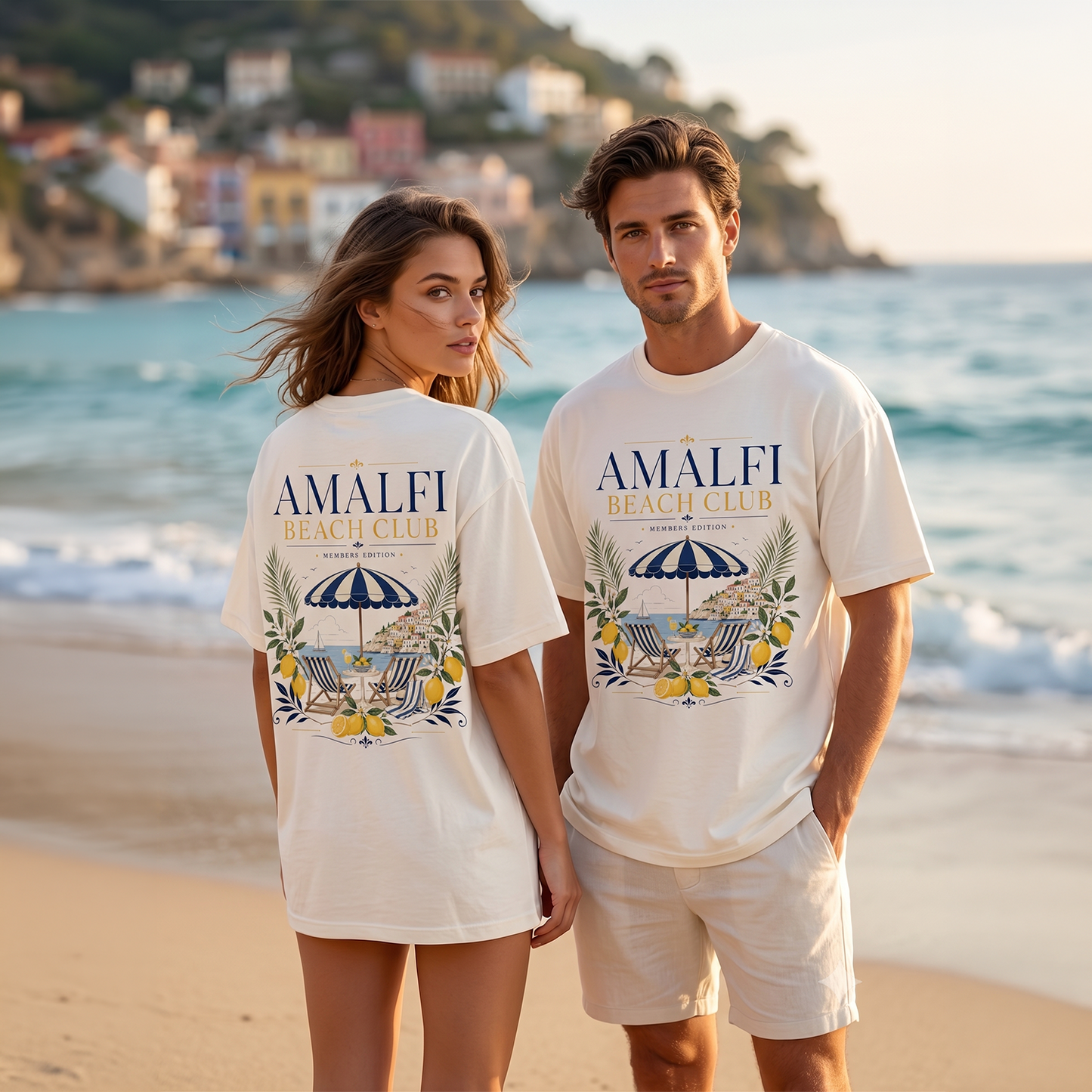 Amalfi Beach Club – Members Edition | Premium Summer Tee
