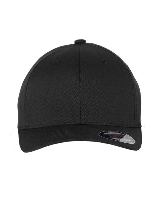 Flexfit 6277 Wooly Combed Twill Cap Black