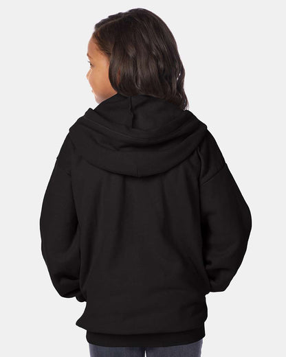 Youth EcoSmartÂ® Full-Zip Hooded Sweatshirt