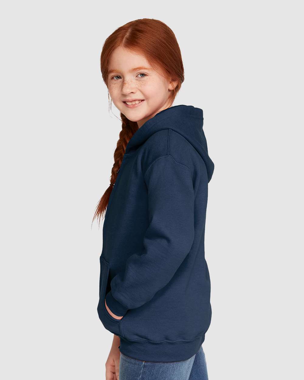 Youth Heavy BlendÂ™ Full-Zip Hooded Sweatshirt