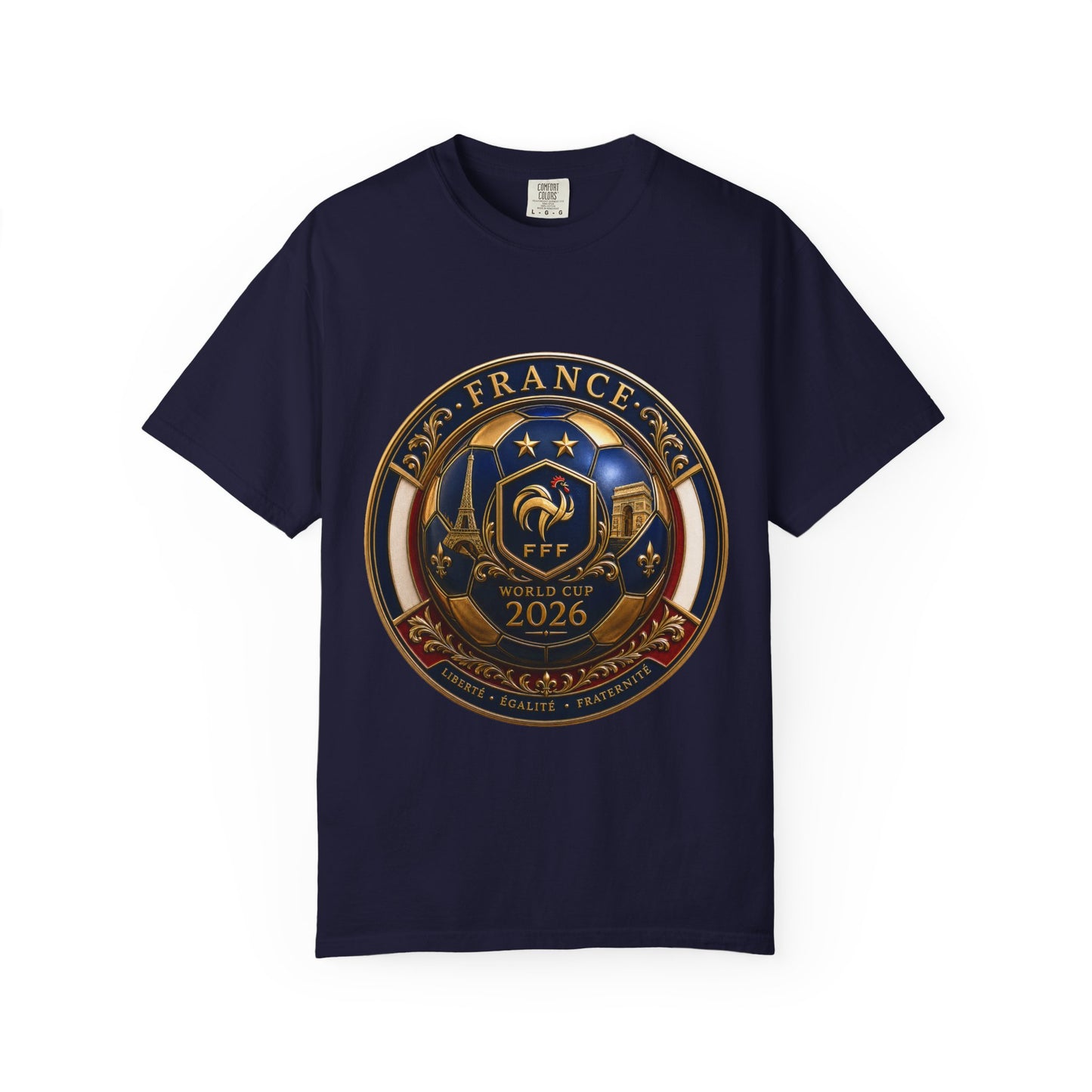 France Football World Cup 2026 Sovereign Shield Medallion | Premium Graphic Tee