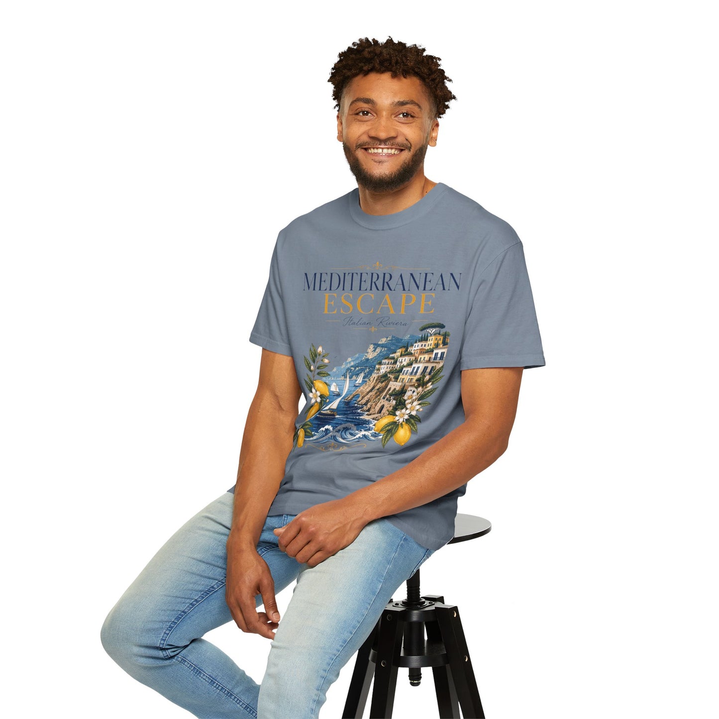 Mediterranean Escape – Italian Riviera | Premium Summer Tee