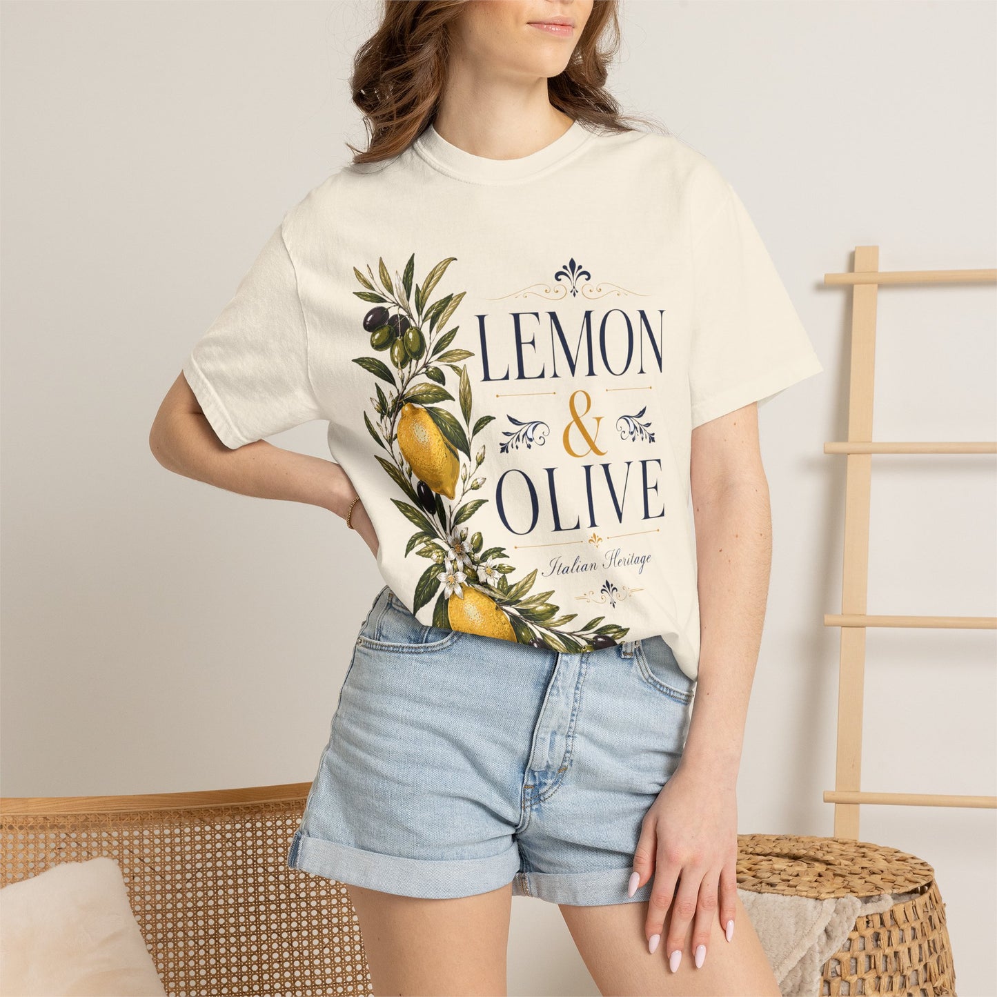 Lemon & Olive – Italian Heritage | Premium Graphic Tee