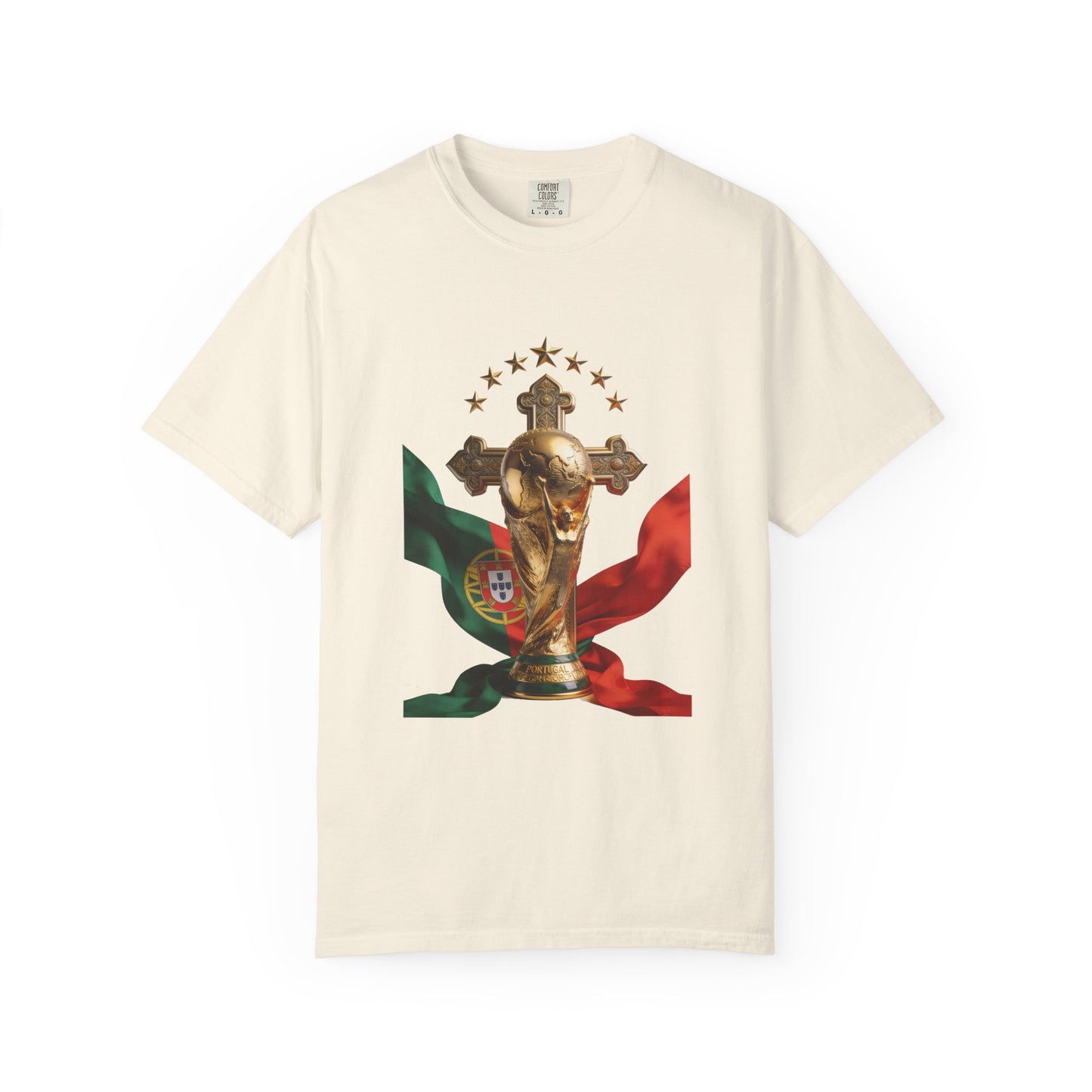 Portugal Football 'Cruz Sagrada' Majestic Trophy | Premium Graphic Tee