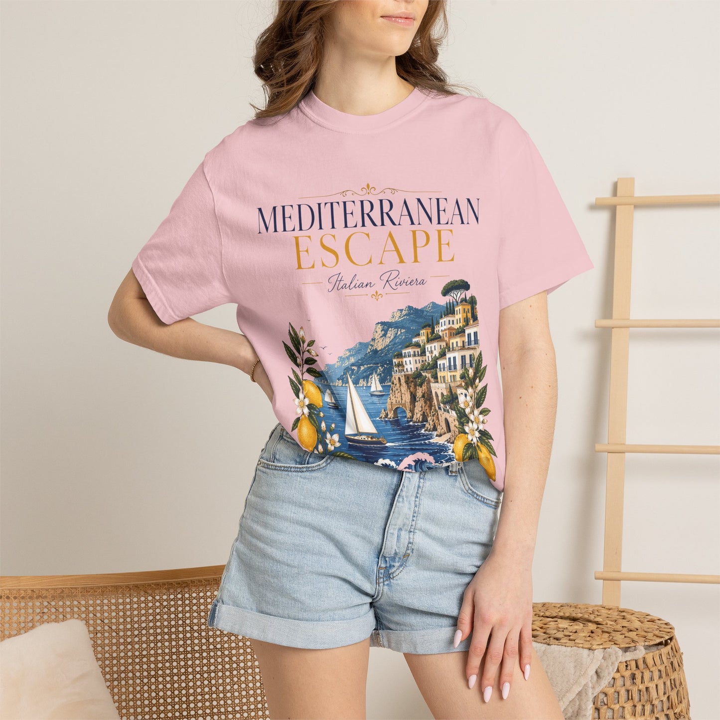 Mediterranean Escape – Italian Riviera | Premium Summer Tee