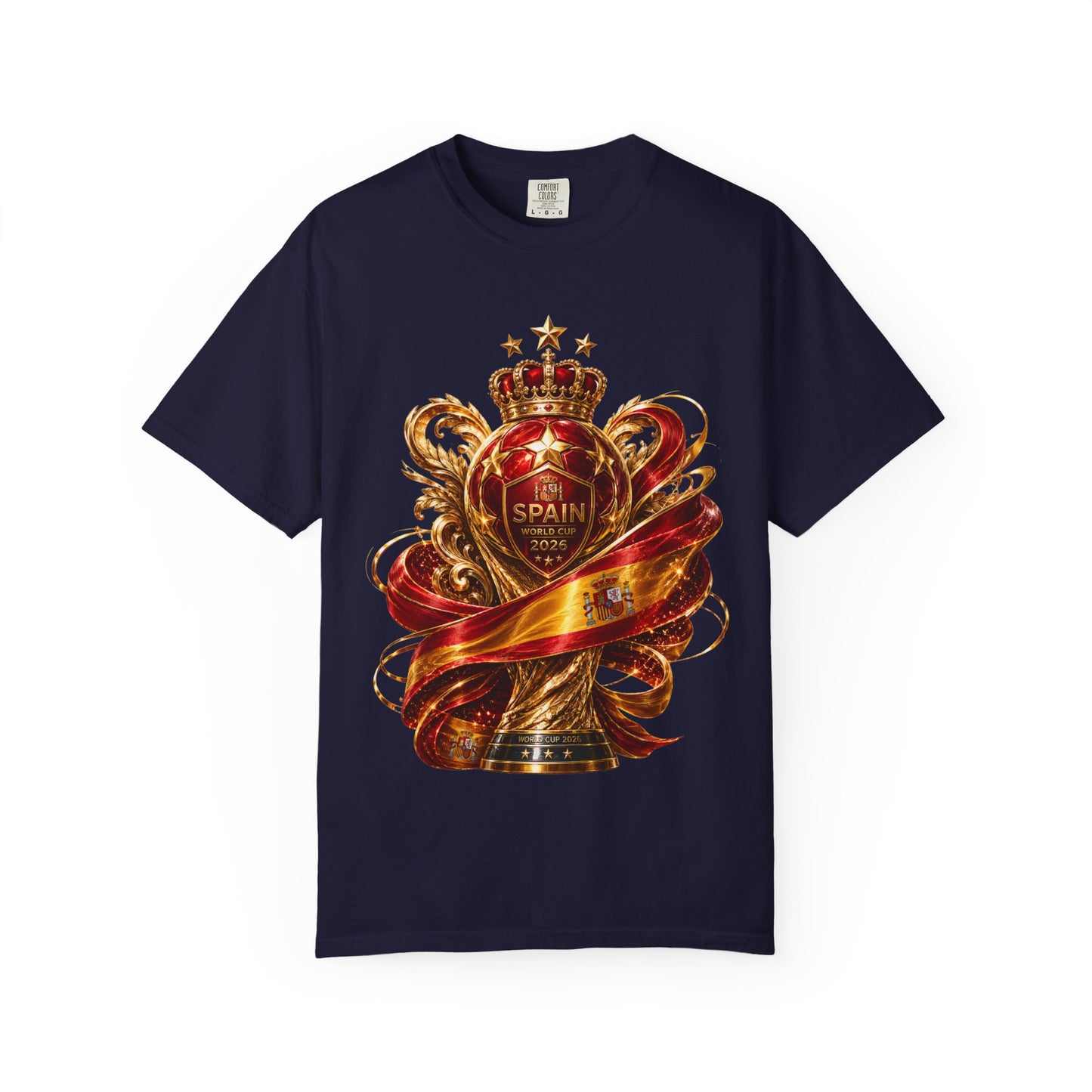 Spain Football World Cup 2026 'Crowned Glory' Imperial Trophy | Premium Graphic Tee