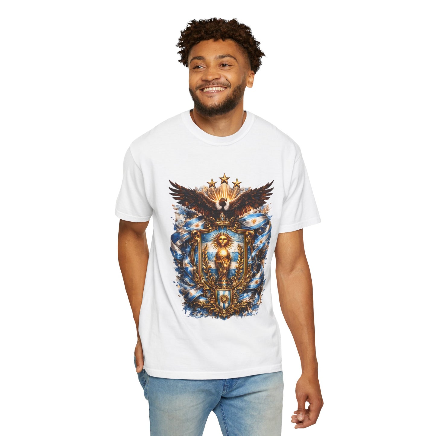 Argentina Football World Cup 'Águila de la Patria' Sovereign Shield | Premium Summer Tee