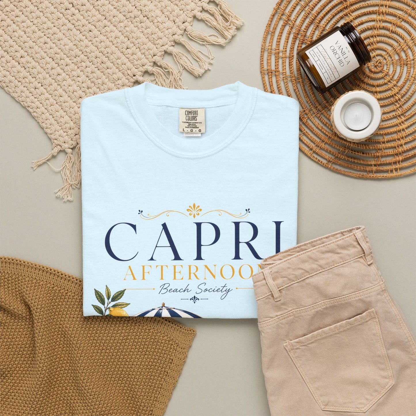 Capri Afternoon – Beach Society | Premium Graphic Tee