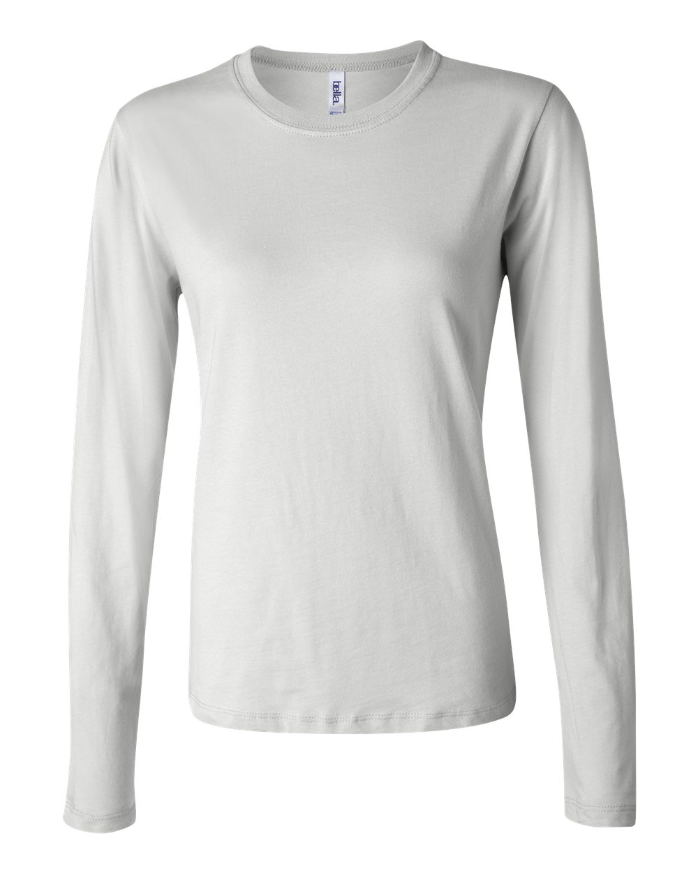 Bella + Canvas Women'S Sponge Fleece Wide Neck Sweatshirt (Solid White Triblend) (L)