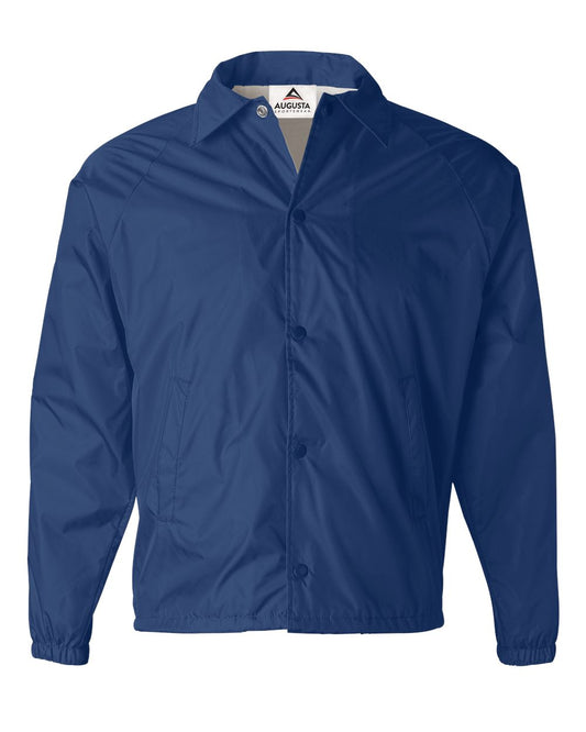Augusta Sportswear Augusta Youth Nylon Coaches Jacket, Royal, Medium