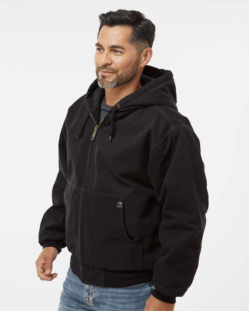 Men's Cheyenne Boulder ClothÂ™ Hooded Jacket with Tricot Quilt Lining