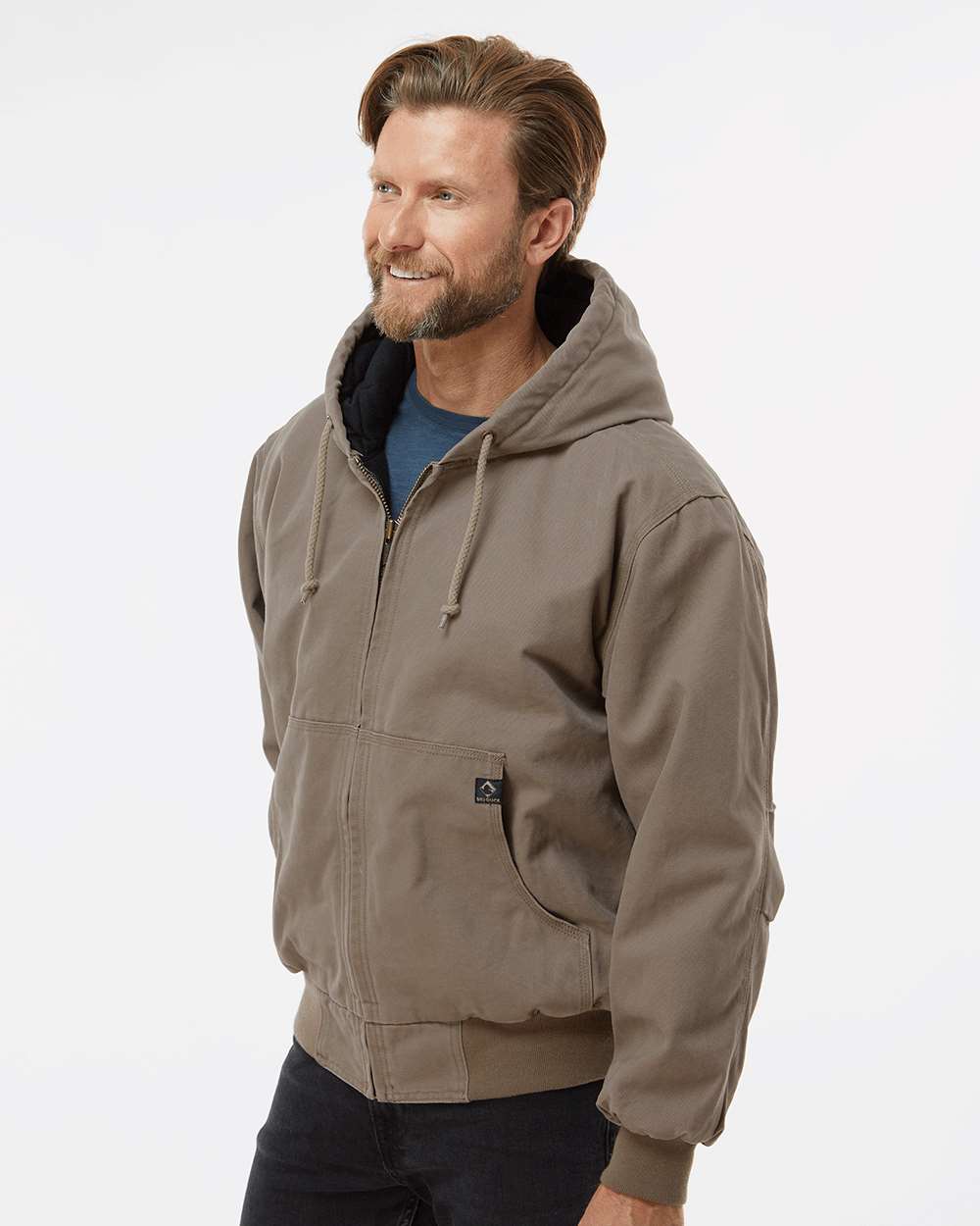 Men's Tall Cheyenne Boulder ClothÂ™ Hooded Jacket with Tricot Quilt Lining