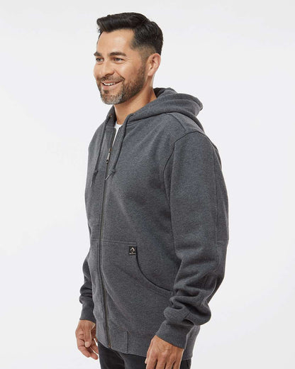 Men's Tall Crossfire Heavyweight Power Fleece Hooded Jacket with Thermal Lining