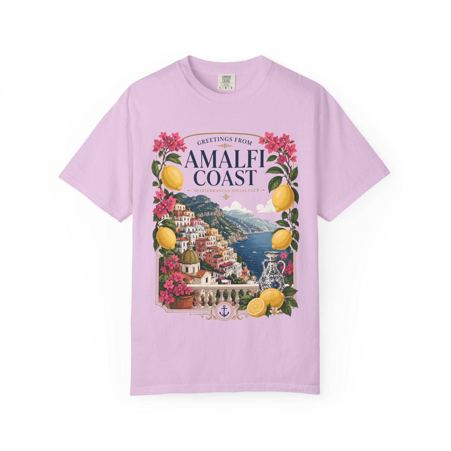 Greetings From Amalfi Coast – Mediterranean Social Club | Summer Tee