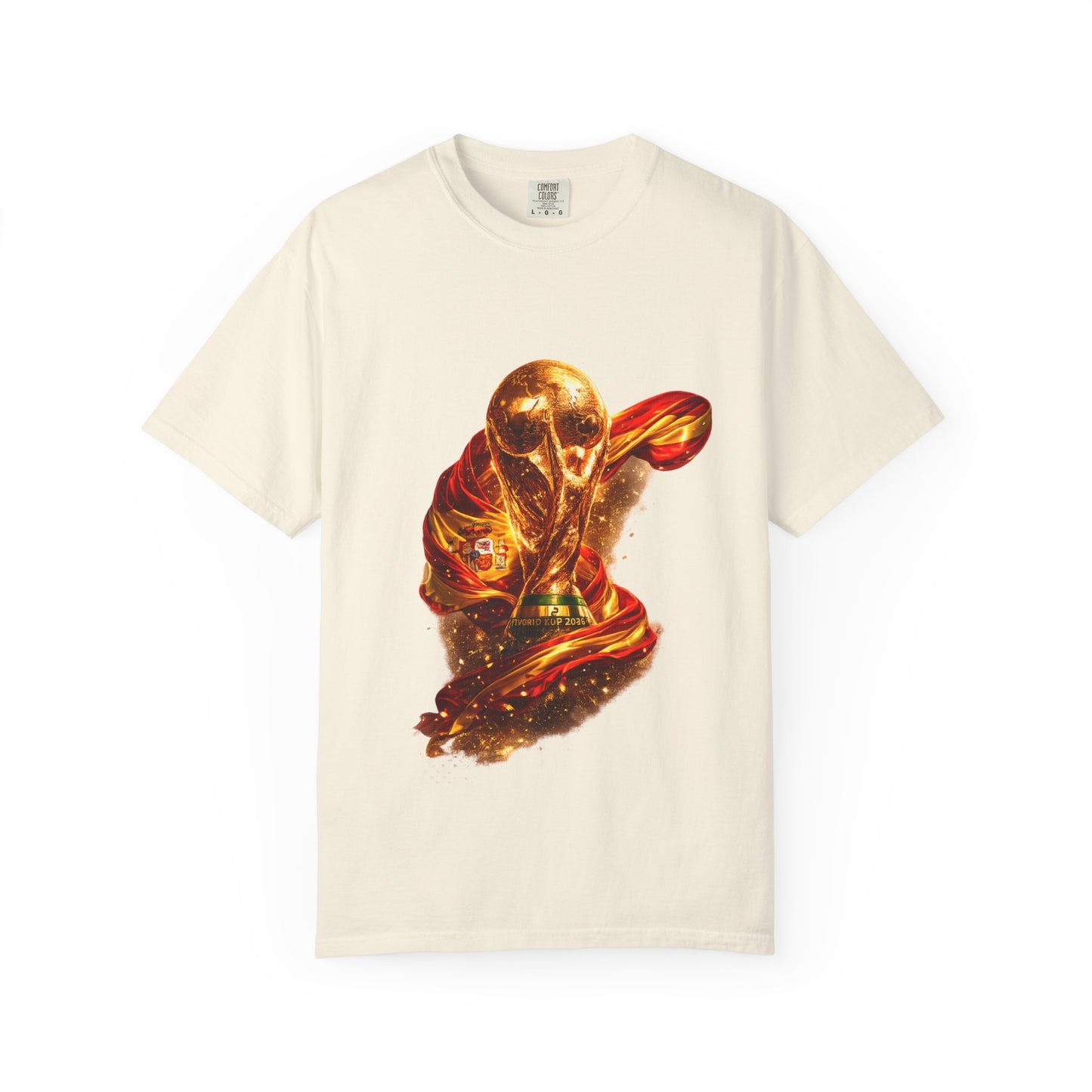 Spain Football 'Furia Roja' Wrapped Trophy Emblem | Premium Graphic Tee