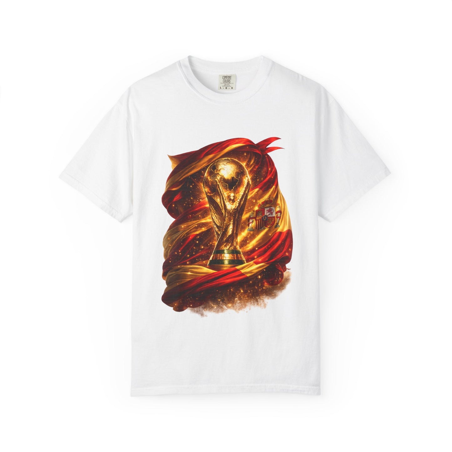 Spain Football World Cup 2026 'Resplandor Eterno' Shrouded Trophy | Premium Graphic Tee