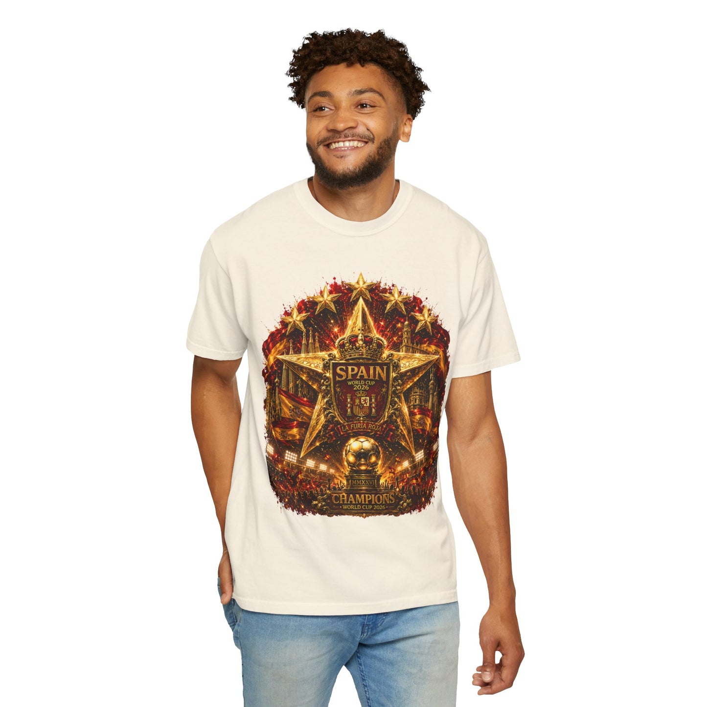 Spain Football World Cup 2026 'Estrella Sagrada' Epic Championship | Premium Graphic Tee