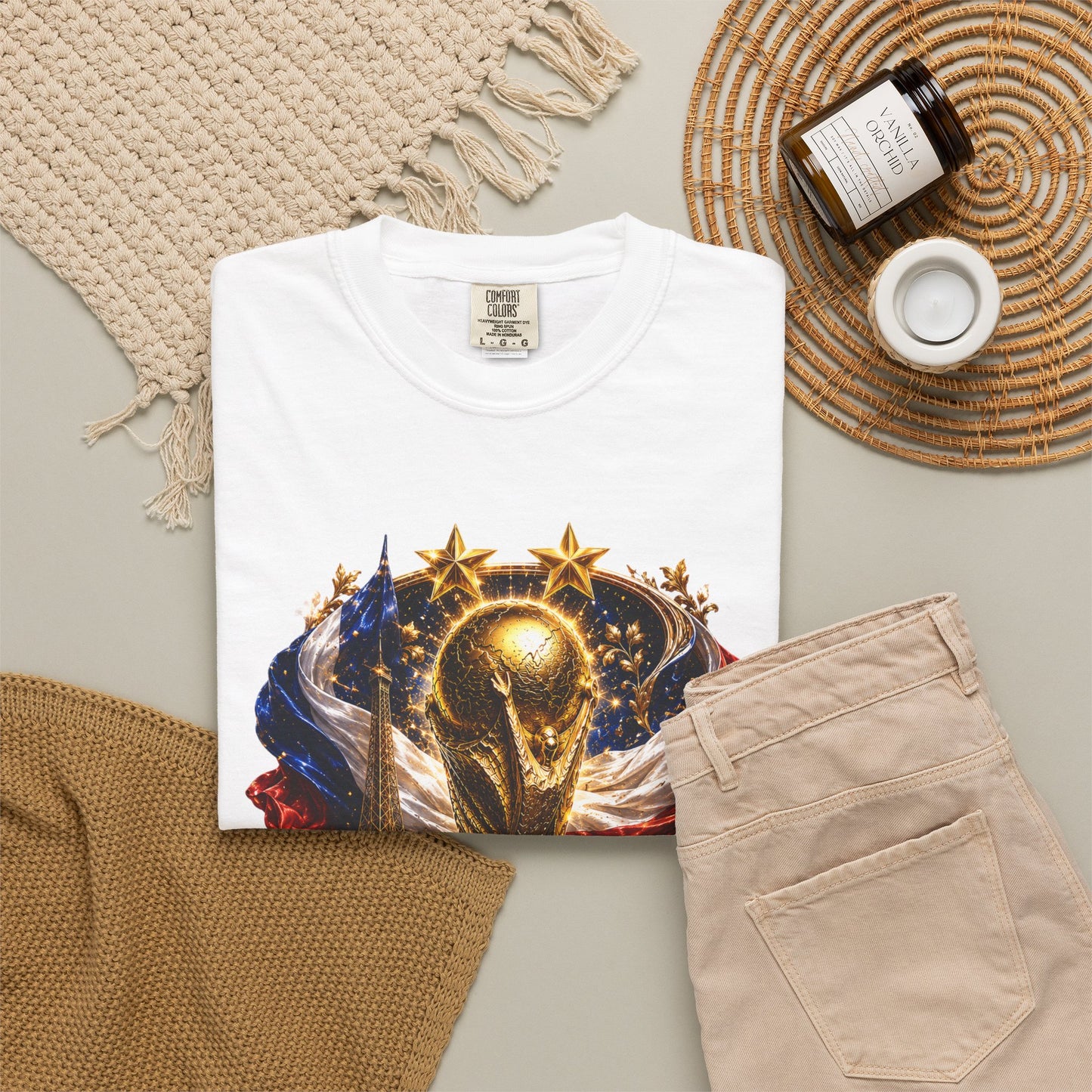 France World Cup 2026 Sovereign Trophy & Landmark Shield | Premium Graphic Tee