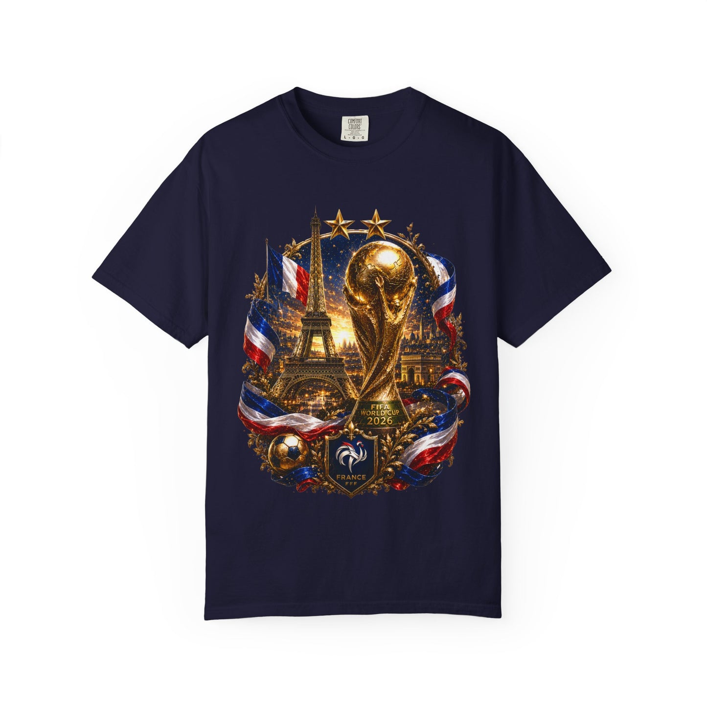 France World Cup 2026 Golden Horizon Medallion | Premium Graphic Tee