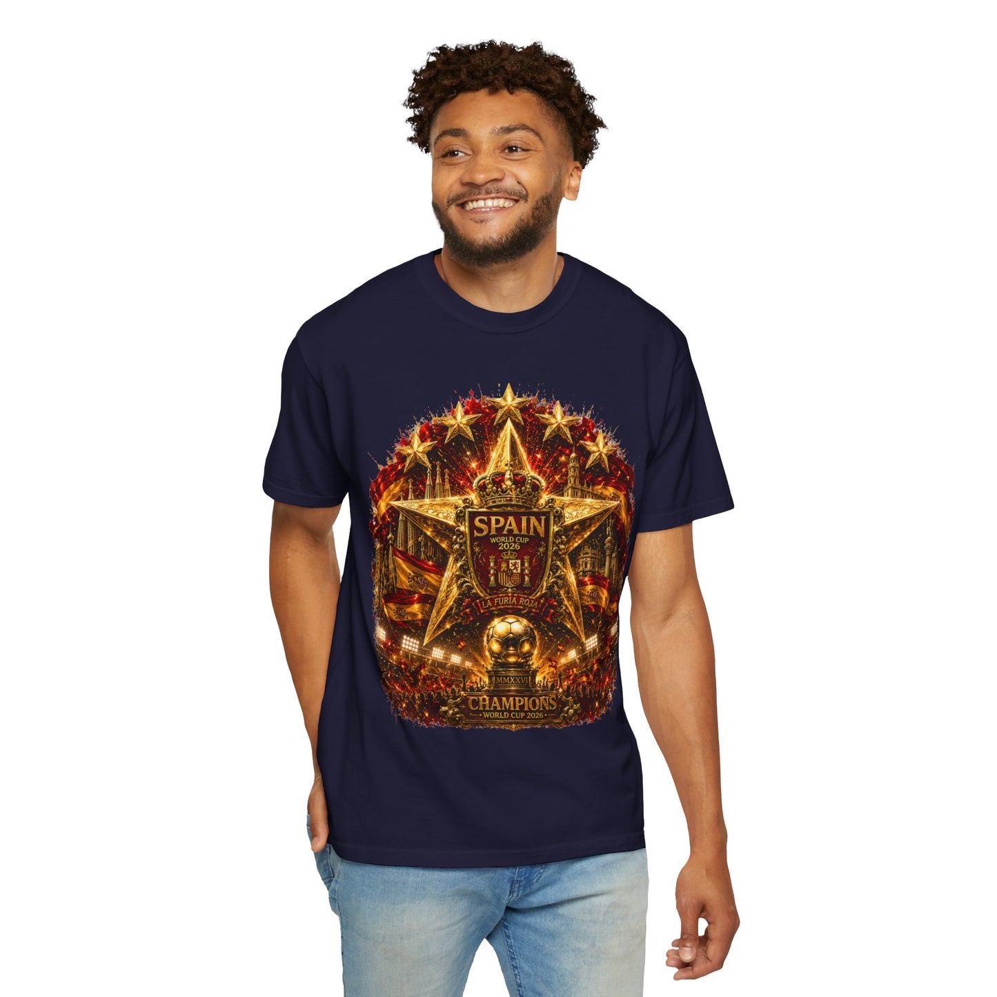 Spain Football World Cup 2026 'Estrella Sagrada' Epic Championship | Premium Graphic Tee
