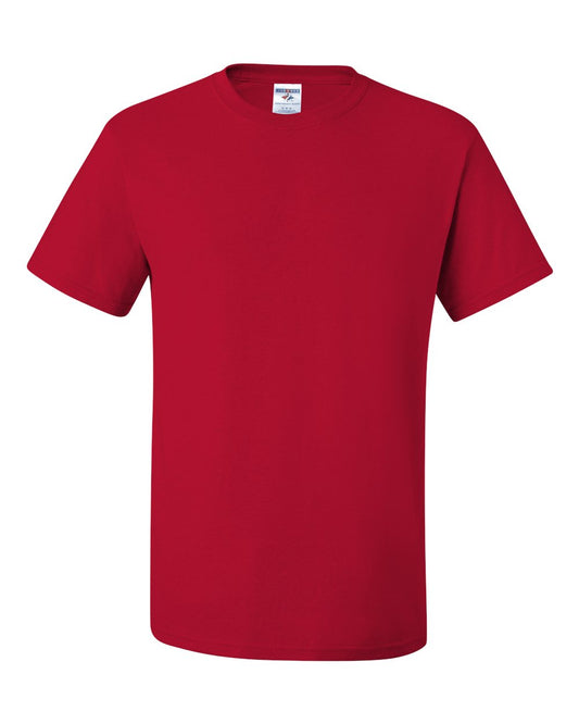 Jerzees Men's Dri-Power Short Sleeve T-Shirt (Pocket & No, Pocket-3 Pack-Red, Medium