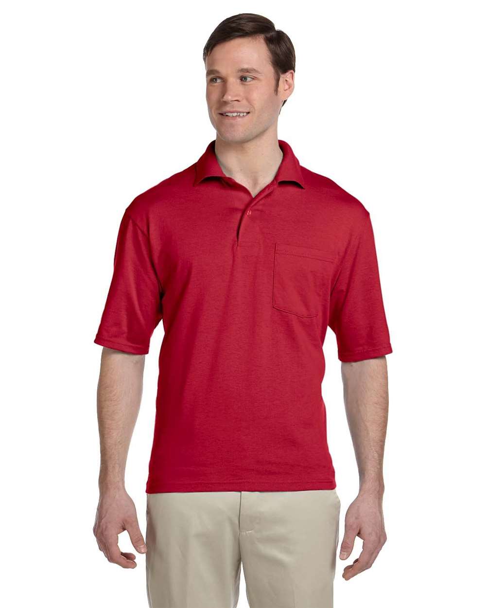 Men's SpotShieldÂ® 50/50 Polo with Pocket